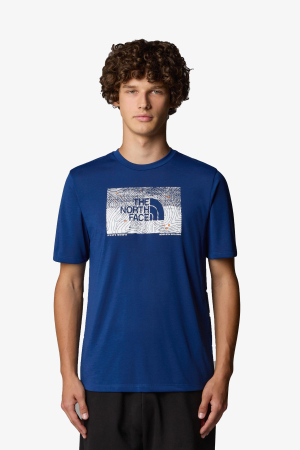 The North Face M Foundatıon Abstract Graphıc Erkek Mavi T-Shirt NF0A8BQVD1R1 - 1
