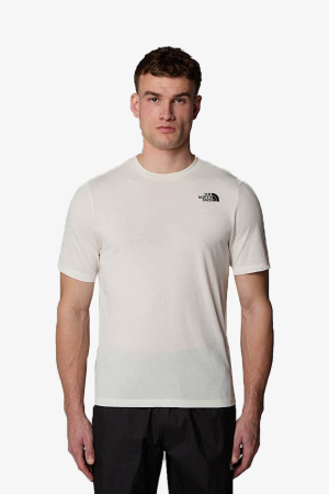 The North Face M Foundatıon Mountaıns Faces Erkek Beyaz T-Shirt NF0A8BQWQLI1 - 1