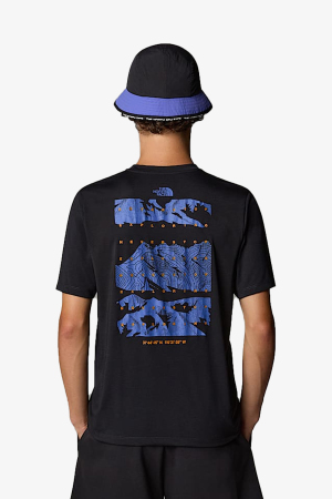 The North Face M Foundatıon Mountaıns Faces Erkek Siyah T-Shirt NF0A8BQWJK31 - 2