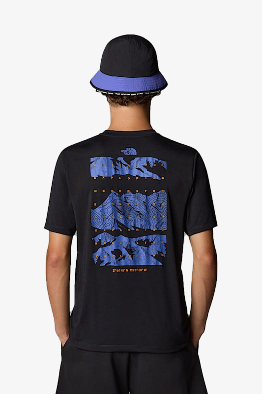 The North Face M Foundatıon Mountaıns Faces Erkek Siyah T-Shirt NF0A8BQWJK31 - 2