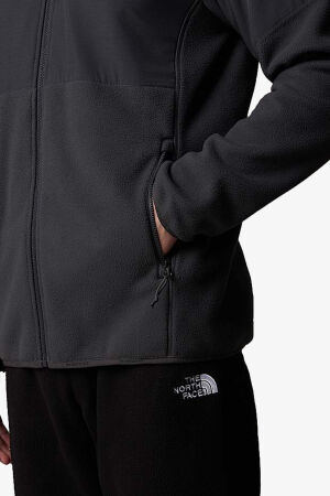 The North Face M Glacıer Heavyweıght Full Zıp Erkek Siyah Polar NF0A89JG03B1 - 5