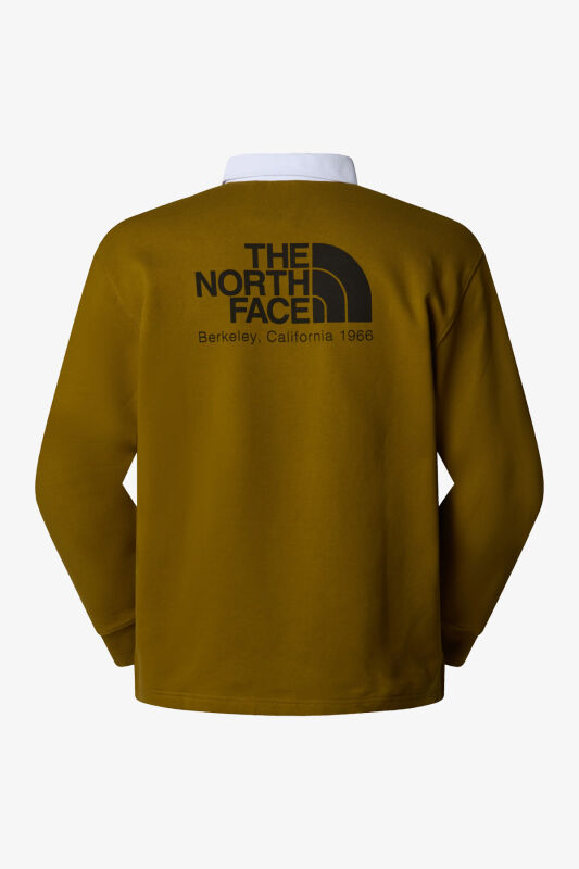 The North Face M Herıtage Rugby Erkek Sarı Sweatshirt NF0A89D21OB1 - 2