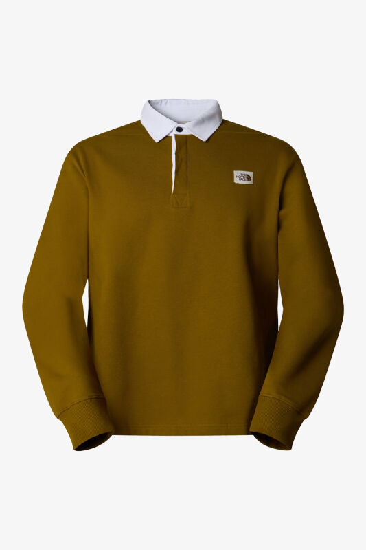 The North Face M Herıtage Rugby Erkek Sarı Sweatshirt NF0A89D21OB1 - 1