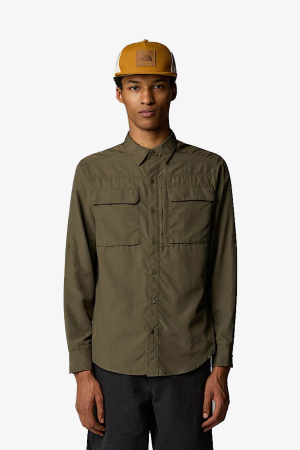 The North Face M L/S Sequoıa Erkek Haki Gömlek NF0A4T184FY1 - The North Face