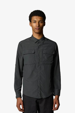 The North Face M L/S Sequoıa Erkek Gri Gömlek NF0A4T184EN1 - 1