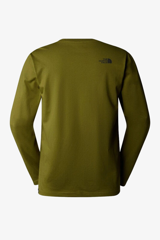 The North Face M L/S Sımple Dome Erkek Haki T-Shirt NF0A87QNPIB1 - 2