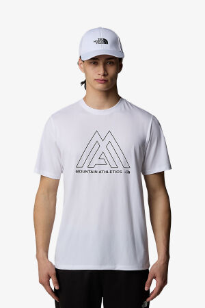 The North Face M Ma 24/7 Short Sleeves Erkek Beyaz T-Shirt NF0A893ZFN41 - 1