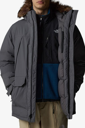 The North Face M Mcmurdo Erkek Gri Parka NF0A5GJF0UZ1 - 4