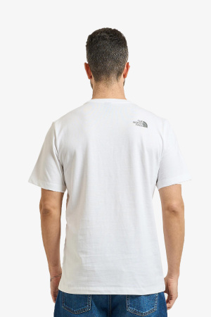 The North Face M Mountaın Lıne Regular Erkek Beyaz T-Shirt NF0A8GUXFN41 - 2