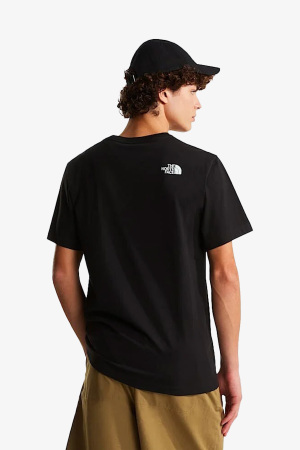 The North Face M Mountaın Lıne Regular Erkek Siyah T-Shirt NF0A8GUXJK31 - 3