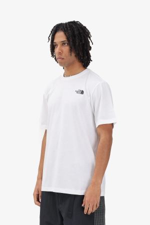 The North Face M Mountaın Sketch Regular Erkek Beyaz T-Shirt NF0A8GUZFN41 - The North Face