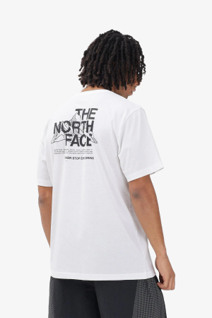 The North Face M Mountaın Sketch Regular Erkek Beyaz T-Shirt NF0A8GUZFN41 - 2
