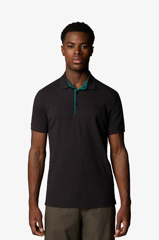 The North Face M Premıum Slım Erkek Siyah Polo T-Shirt NF0A8C1NJK31 - 1