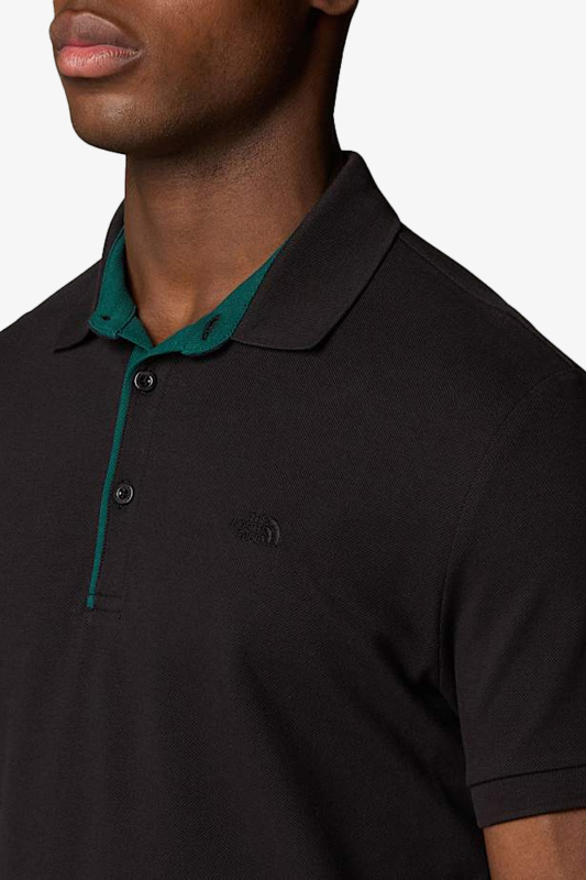 The North Face M Premıum Slım Erkek Siyah Polo T-Shirt NF0A8C1NJK31 - 2