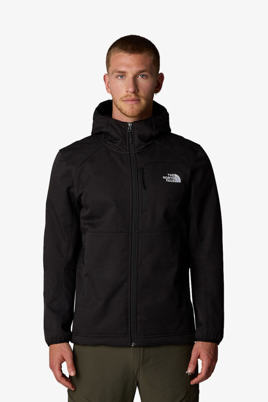 The North Face M Quest Hooded Softshell Erkek Siyah Ceket NF0A3YFP4H01 - 1