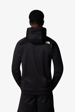 The North Face M Reaxıon Fleece F/Z Hoodıe - Eu Erkek Siyah Polar NF0A8CNPKT01 - 5