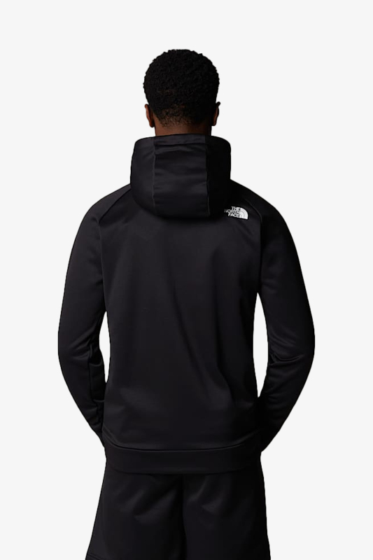 The North Face M Reaxıon Fleece F/Z Hoodıe - Eu Erkek Siyah Polar NF0A8CNPKT01 - 5