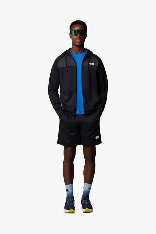 The North Face M Reaxıon Fleece F/Z Hoodıe - Eu Erkek Siyah Polar NF0A8CNPKT01 - 3