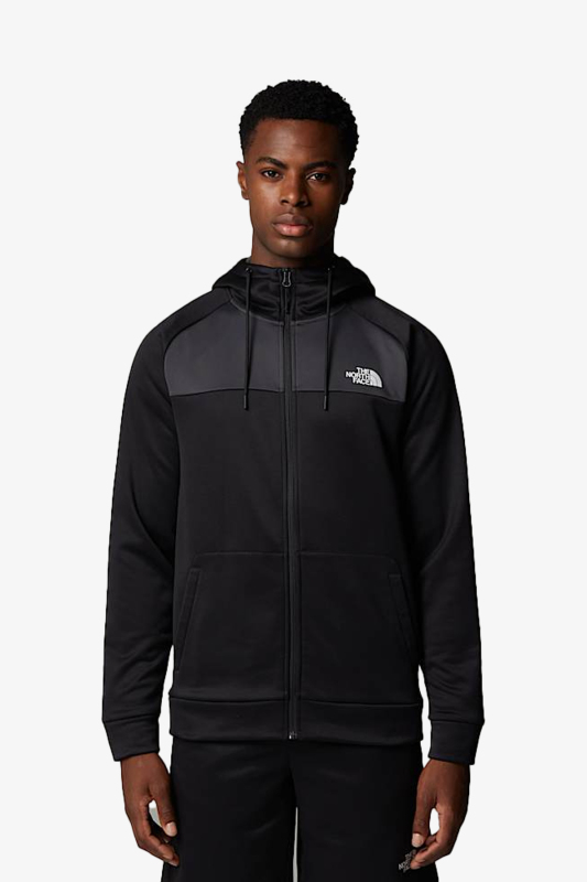 The North Face M Reaxıon Fleece F/Z Hoodıe - Eu Erkek Siyah Polar NF0A8CNPKT01 - 1