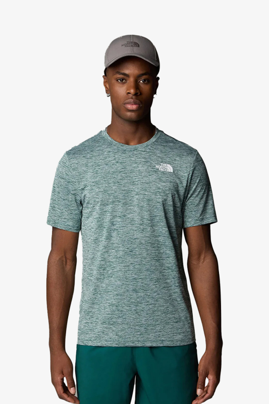 The North Face M S/S 24/7 Rager Erkek Yeşil T-Shirt NF0A8BEM16H1 - 1