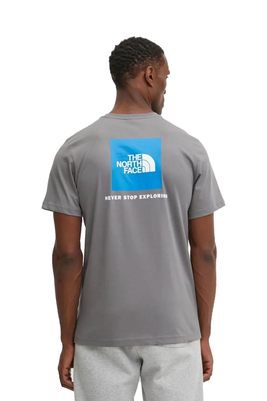 The North Face M Ss Box Nse Erkek Gri T-Shirt NF0A87NPARX1 - 2