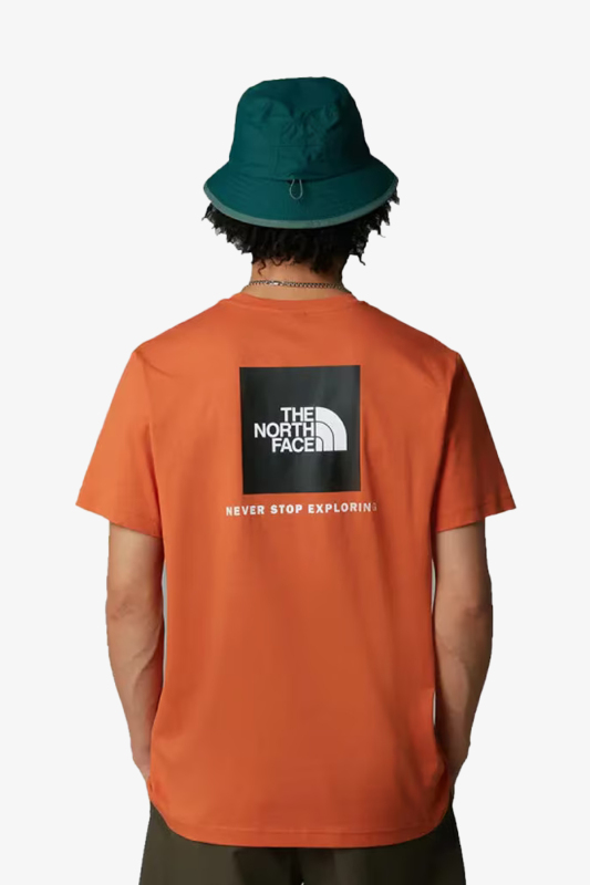 The North Face M Ss Box Nse Erkek Turuncu T-Shirt NF0A87NP6D21 - 2