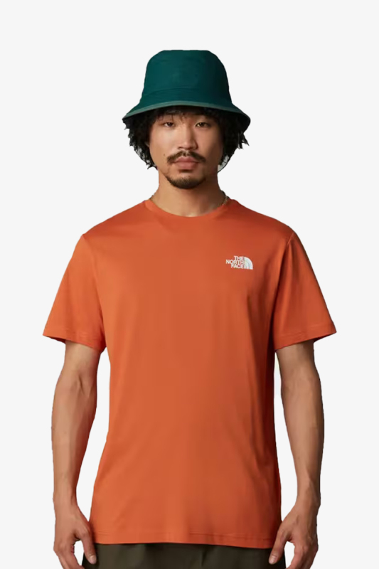 The North Face M Ss Box Nse Erkek Turuncu T-Shirt NF0A87NP6D21 - 1