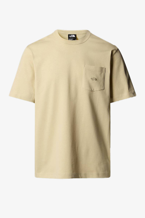 The North Face M Ss Dome Relaxed Pocket Erkek Bej T-Shirt NF0A8C3P3X41 - 1