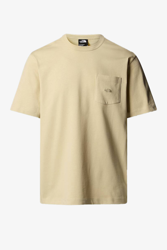 The North Face M Ss Dome Relaxed Pocket Erkek Bej T-Shirt NF0A8C3P3X41 - 1