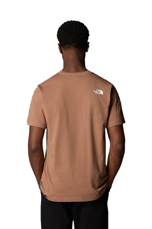 The North Face M Ss Easy Erkek Kahverengi T-Shirt NF0A8A6C6E11 - 2