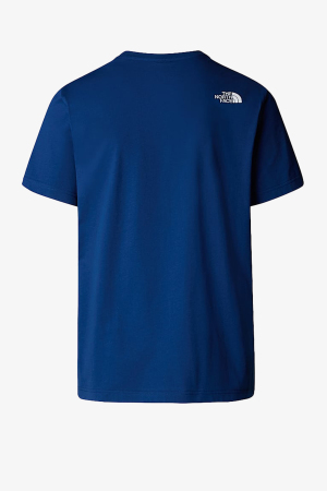 The North Face M Ss Mountaın Lıne Erkek Mavi T-Shirt NF0A87NTD1R1 - 4