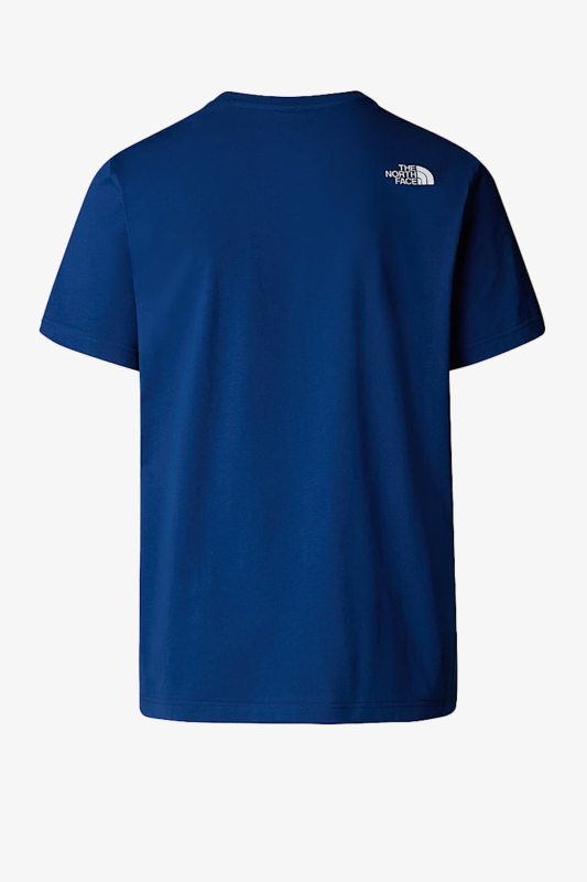 The North Face M Ss Mountaın Lıne Erkek Mavi T-Shirt NF0A87NTD1R1 - 4