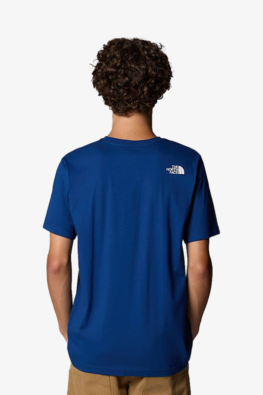 The North Face M Ss Mountaın Lıne Erkek Mavi T-Shirt NF0A87NTD1R1 - 3