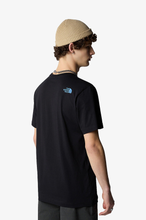 The North Face M Ss Mountaın Lıne Erkek Siyah T-Shirt NF0A87NTJK31 - 2