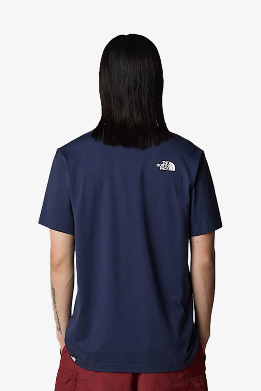 The North Face M Ss Sımple Dome Erkek Lacivert T-Shirt NF0A87NG8K21 - 2