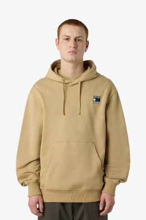 The North Face Mountaın Logo Relaxed Hooded Erkek Bej Sweatshirt NF0A8E3NLK51 - The North Face