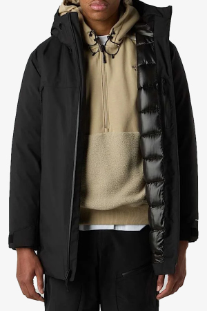 The North Face Mtn Range Down Erkek Siyah Parka NF0A88WEKX71 - 3