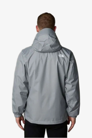 The North Face Quest Erkek Gri Kapüşonlu Fermuarlı Yağmurluk NF00A8AZH5F1 - 3