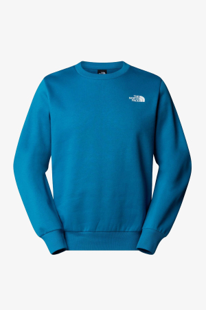 The North Face Sımple Dome Regular Crew Erkek Mavi Sweatshirt NF0A89FBBOM1 - 1