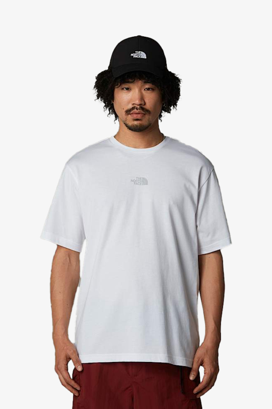 The North Face U Ss Never Stop Relaxed Erkek Beyaz T-Shirt NF0A8C3AFN41 - 1