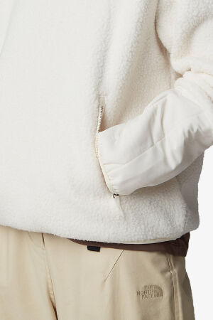 The North Face W Cragmont Fleece 1/4 Snap Kadın Beyaz Sweatshirt NF0A84IBQLI1 - 4