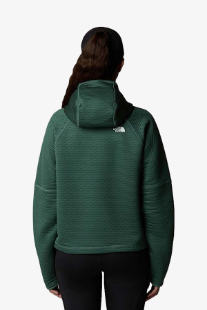 The North Face W Dotknıt Thermal Fz Hoodıe Kadın Yeşil Mont NF0A89VEHCH1 - 4