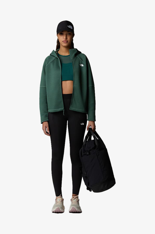The North Face W Dotknıt Thermal Fz Hoodıe Kadın Yeşil Mont NF0A89VEHCH1 - 2