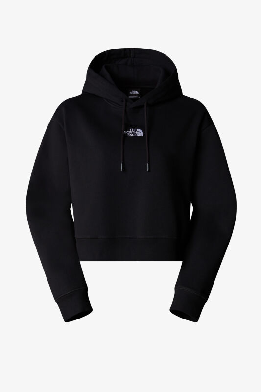 The North Face W Essentıal Crop Hoodıe Kadın Siyah Sweatshirt NF0A89EXJK31 - 1