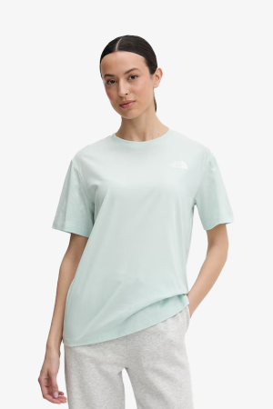 The North Face W Evolutıon Box Nse Relaxed Kadın Mavi T-Shirt NF0A8B6WG701 - The North Face