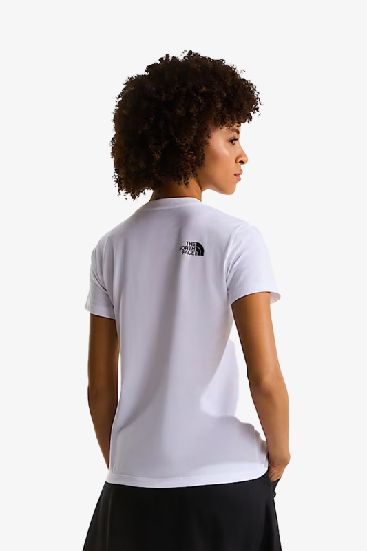 The North Face W Evolutıon Half Dome Slım Kadın Beyaz T-Shirt NF0A8FX6FN41 - 3