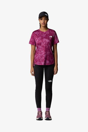 The North Face W Flex S/S Reg Aop Kadın Mor T-Shirt NF0A8BQG85N1 - 2
