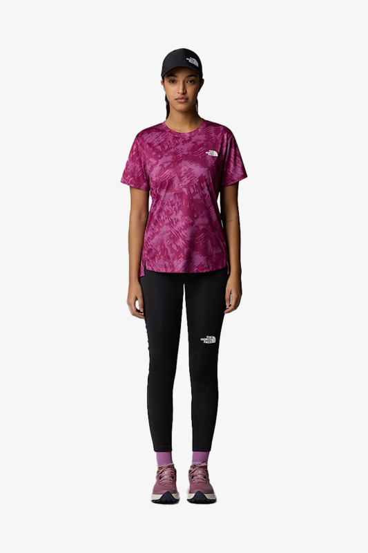 The North Face W Flex S/S Reg Aop Kadın Mor T-Shirt NF0A8BQG85N1 - 2