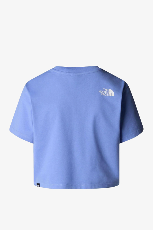 The North Face W Sımple Dome Cropped Relaxed Kadın Mavi T-Shirt NF0A87U40YI1 - 2