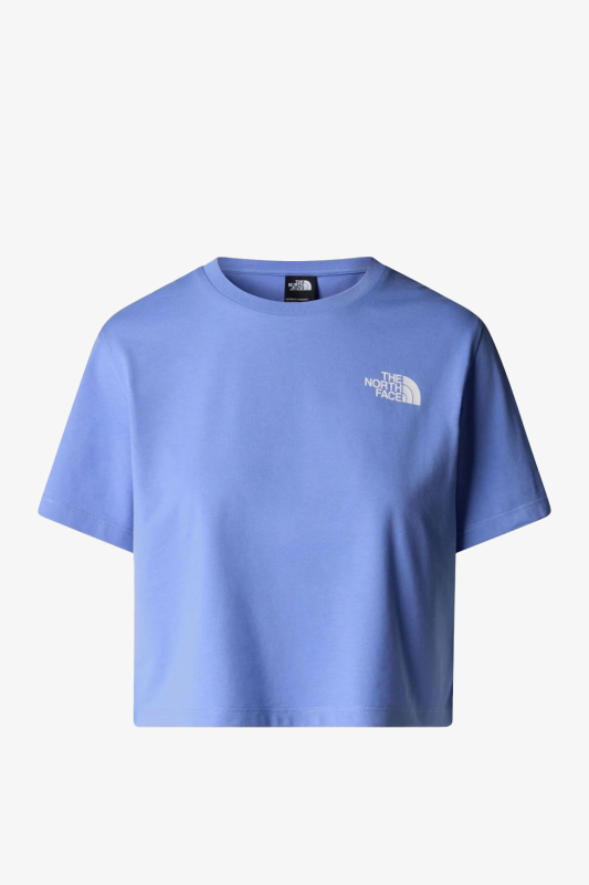 The North Face W Sımple Dome Cropped Relaxed Kadın Mavi T-Shirt NF0A87U40YI1 - 1